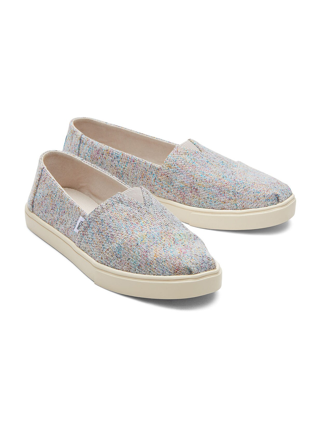 

TOMS Women Printed Slip-On Sneakers, Grey