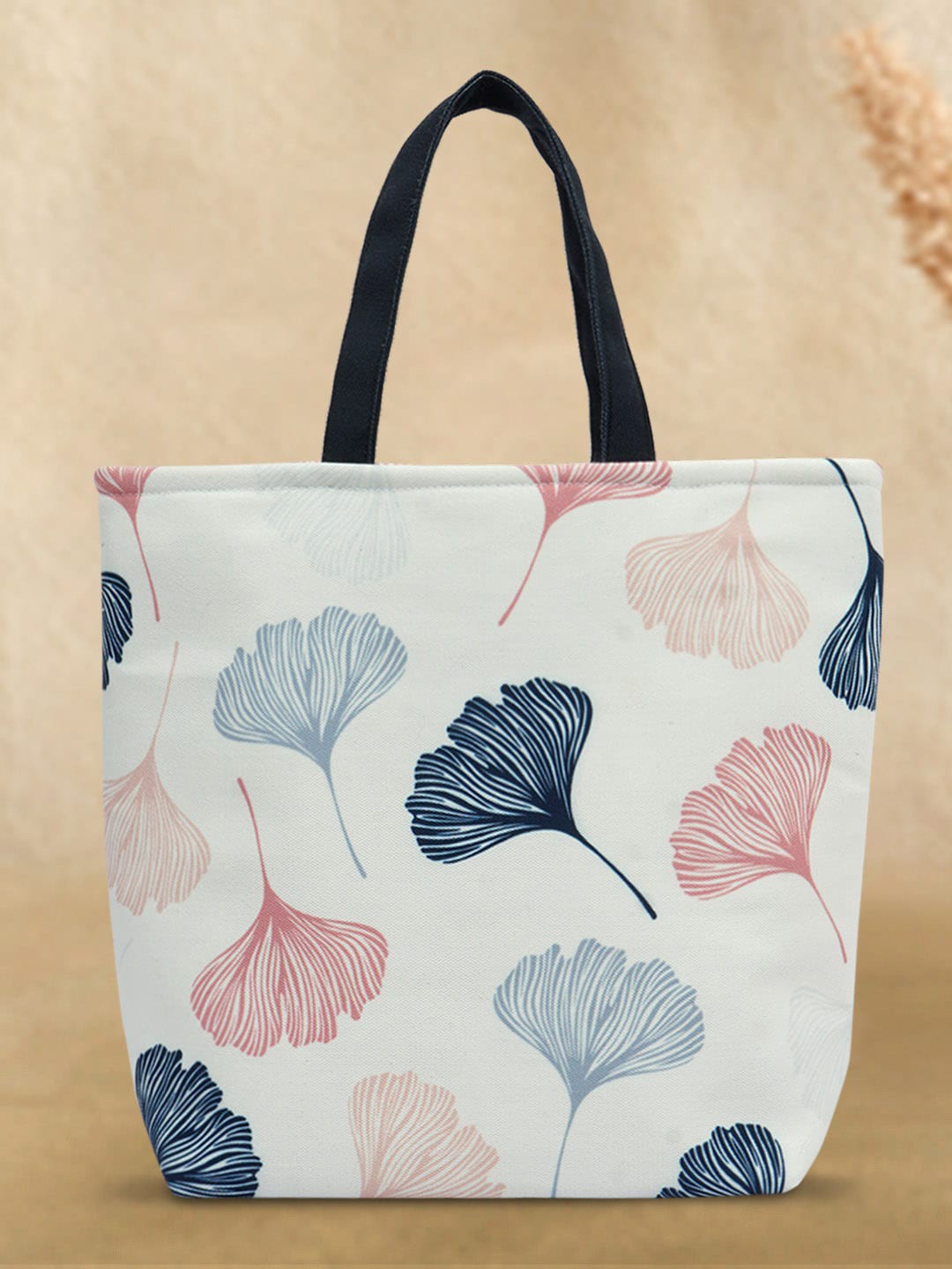 

Crazy Corner Floral Printed Travel Lunch Bag, White