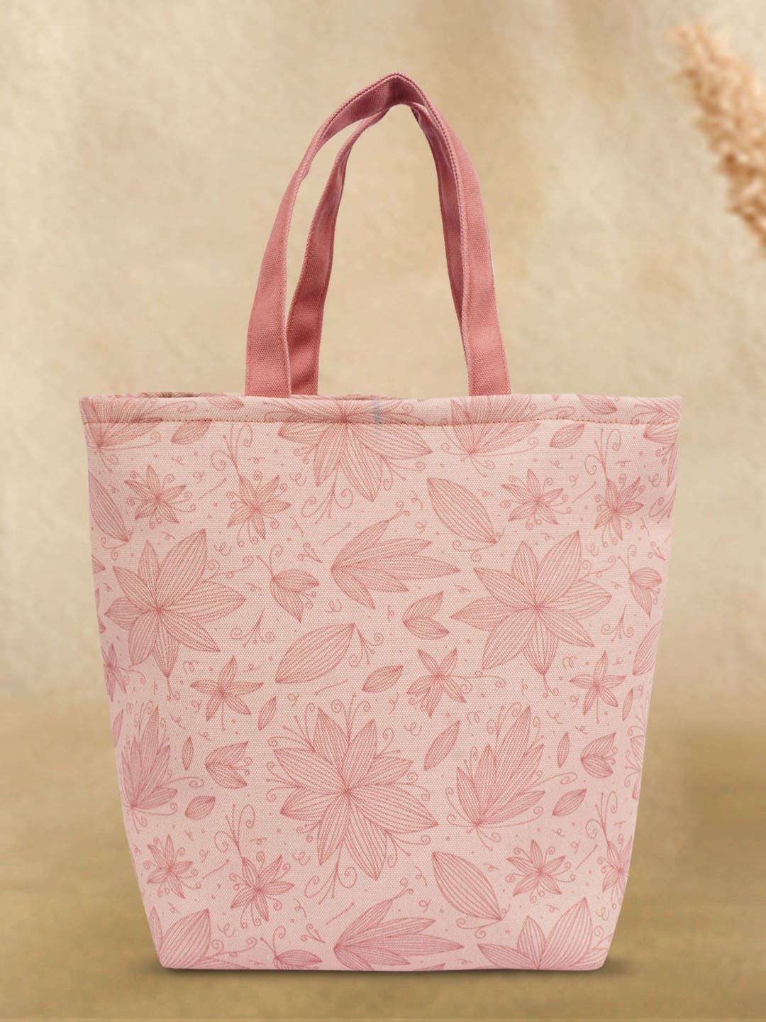 

Crazy Corner Printed Travel Lunch Bag, Pink