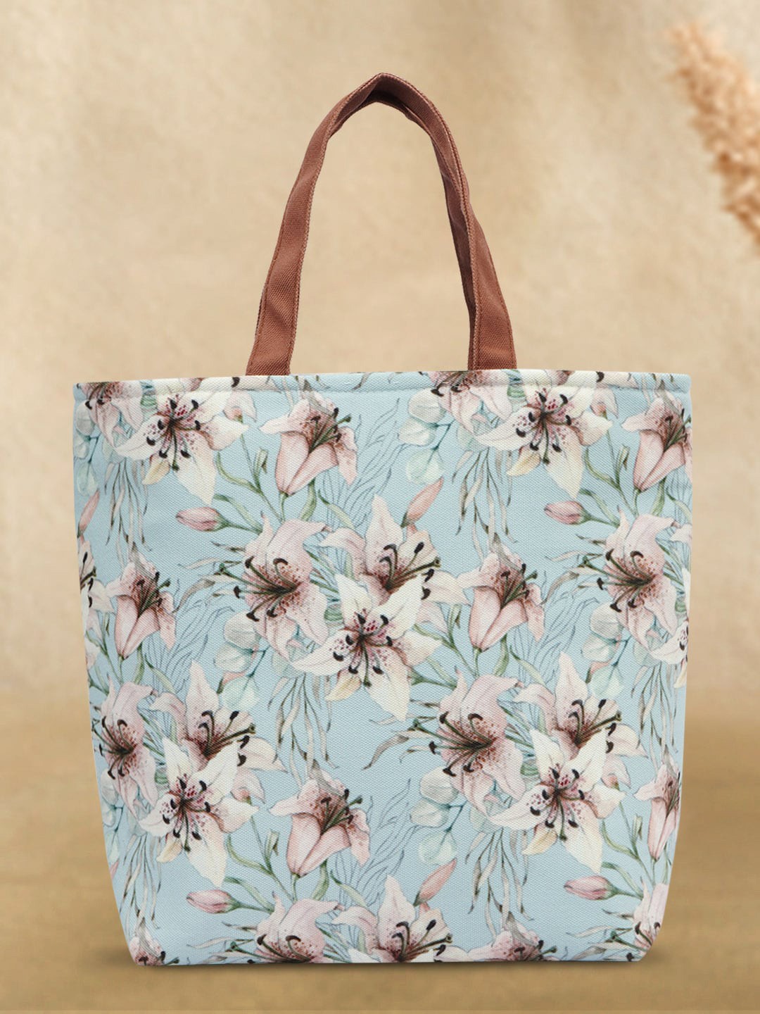 

Crazy Corner Floral Printed Travel Lunch Bag, Blue