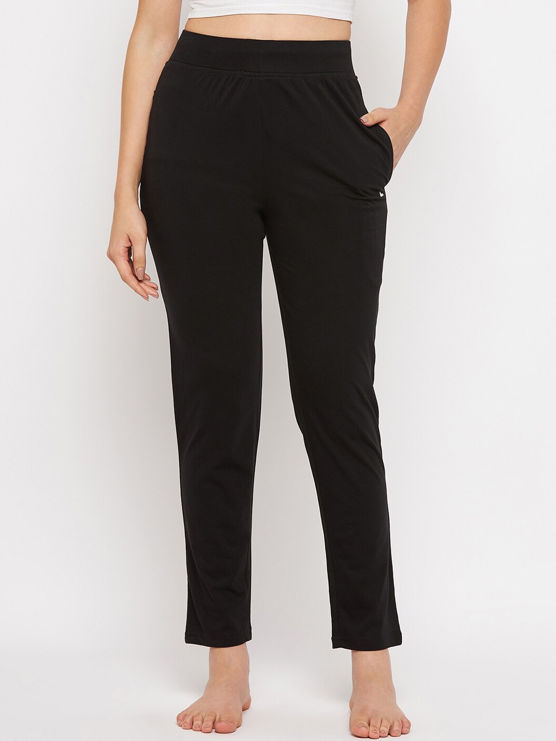 

Okane Women Mid-Rise Straight Lounge Pant, Black
