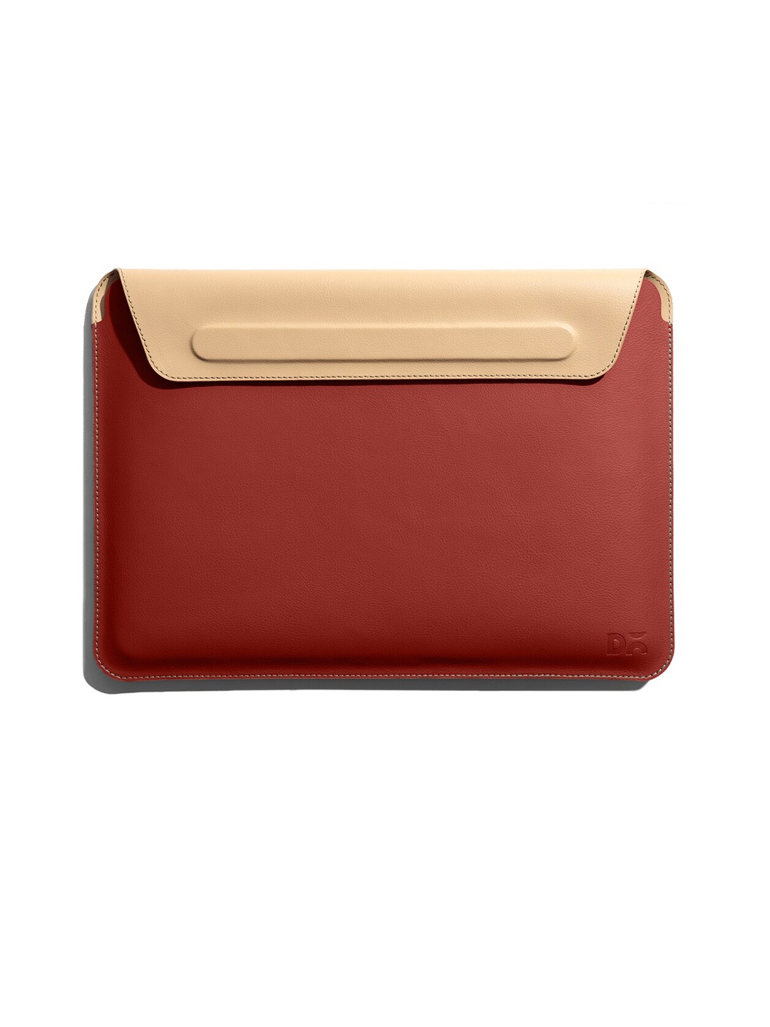 

DailyObjects Unisex Red & Cream-Coloured Laptop Sleeve