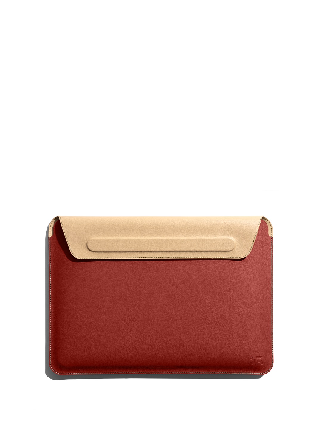 

DailyObjects Unisex Red & Cream-Coloured Laptop Sleeve