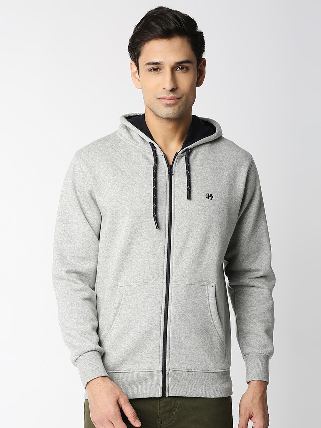 

DRAGON HILL Hooded Fleece Sweatshirt, Grey