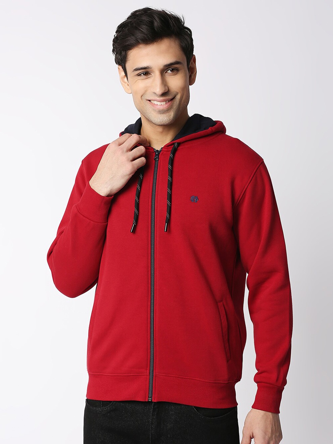 

DRAGON HILL Hooded Fleece Sweatshirt, Red