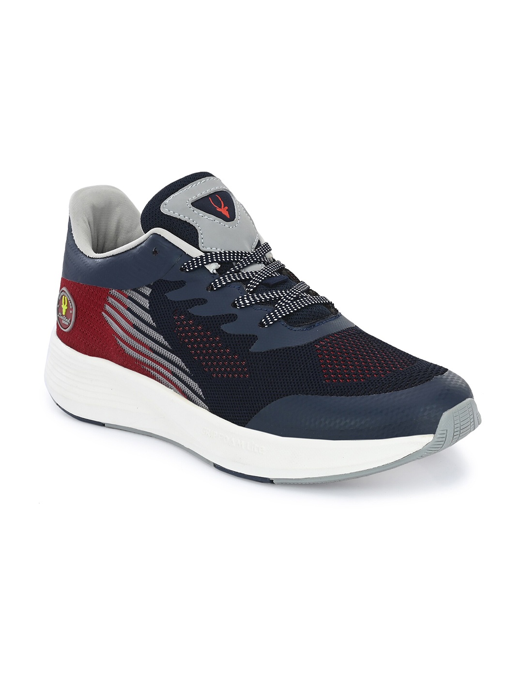

HIROLAS Men Mesh Lace-Up Running Shoes, Blue
