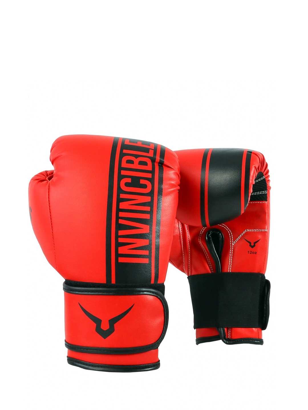 

Invincible Unisex Tejas Fitness Training Synthetic Leather Gloves, Red