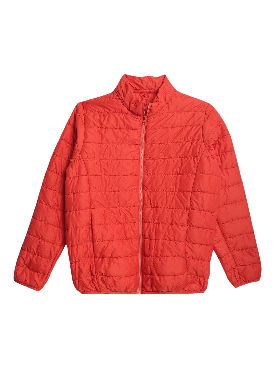 

Cantabil Boys Mock Collar Puffer Jacket, Red