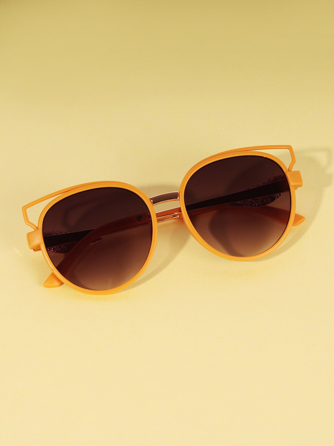 

DukieKooky Unisex Kids Cateye Sunglasses with UV Protected Lens DKSG397H, Orange
