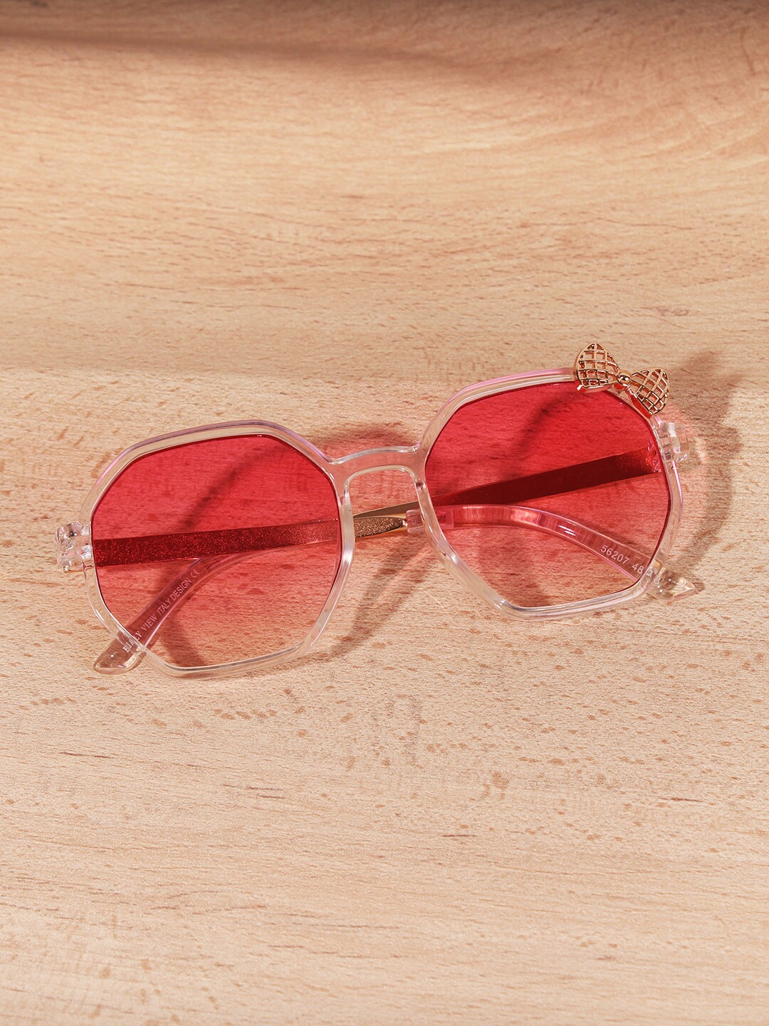 

DukieKooky Kids Square Sunglasses with UV Protected Lens DKSG399F, Pink