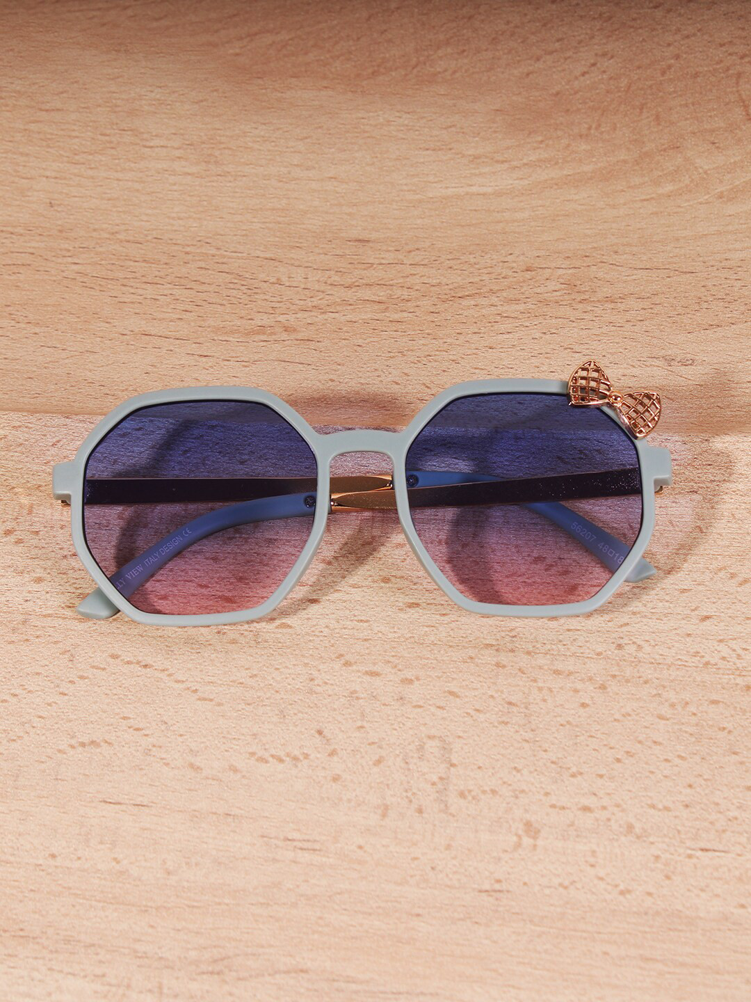 

DukieKooky Unisex Kids Square Sunglasses with UV Protected Lens DKSG399C, Blue