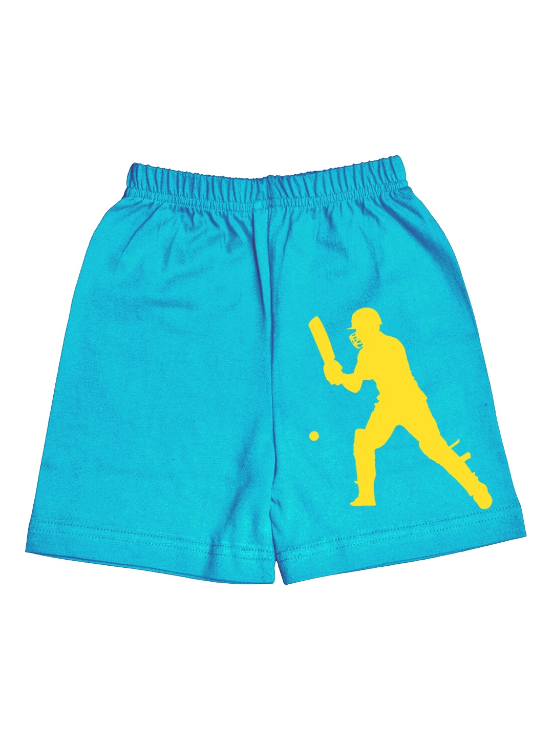 

A.T.U.N. Boys Graphic Printed Cotton Shorts, Turquoise blue