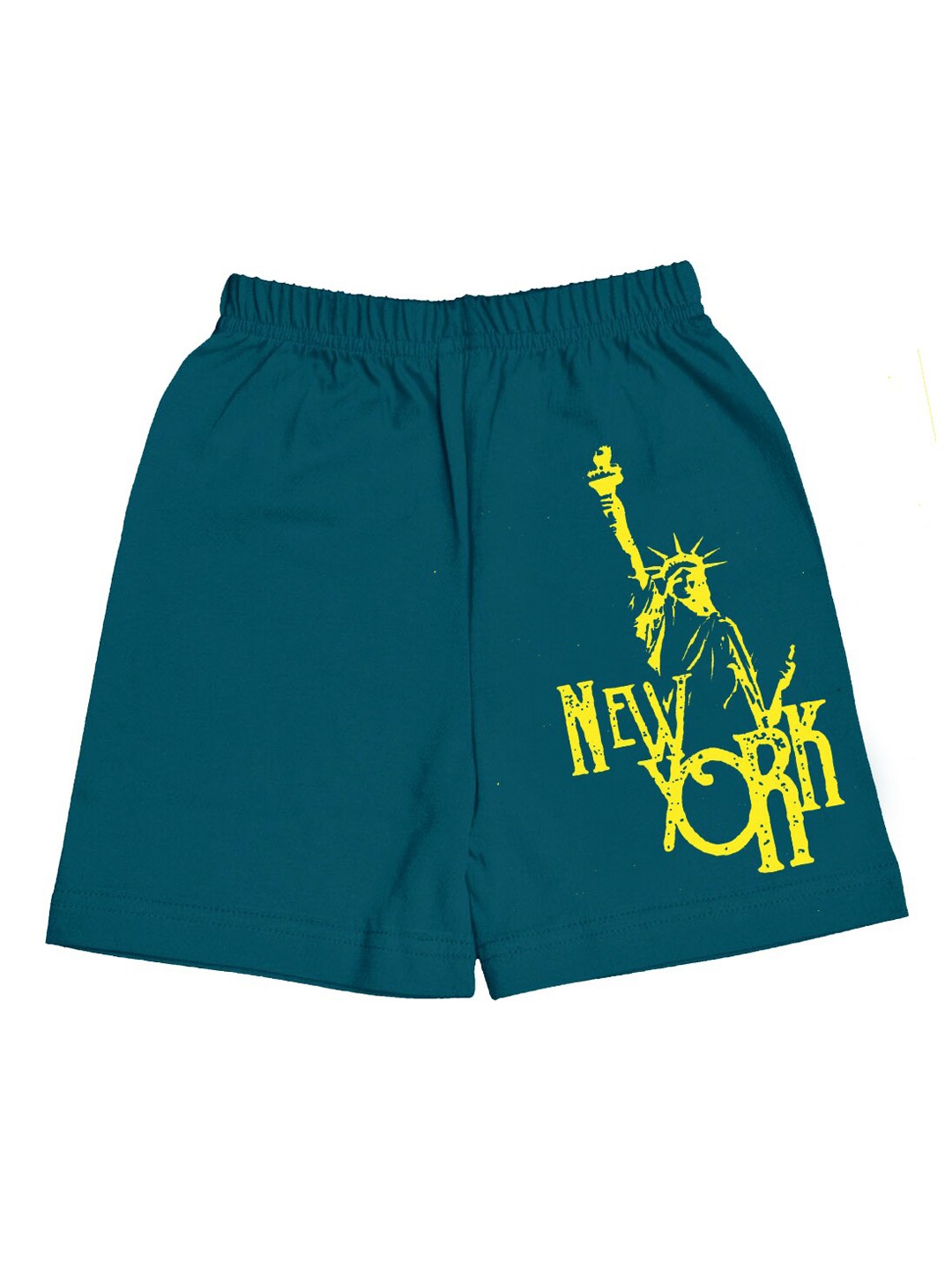 

A.T.U.N. Boys Typography Printed Mid-Rise Cotton Shorts, Blue