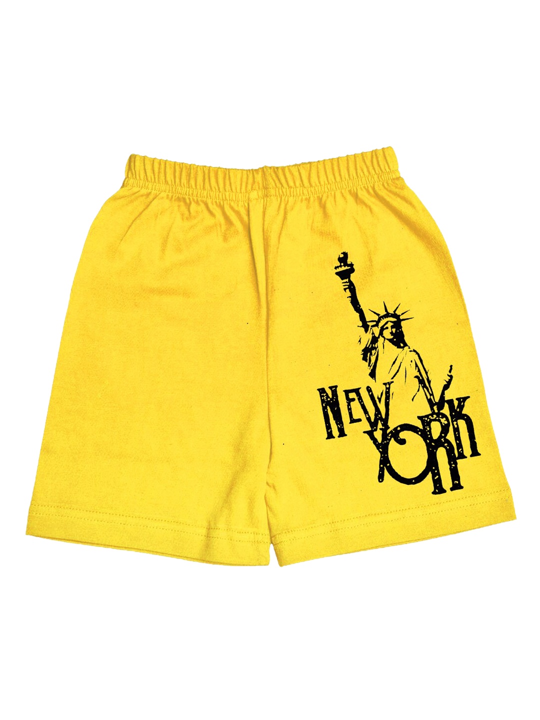 

A.T.U.N. Boys Mid-Rise Graphic Printed Casual Shorts, Yellow