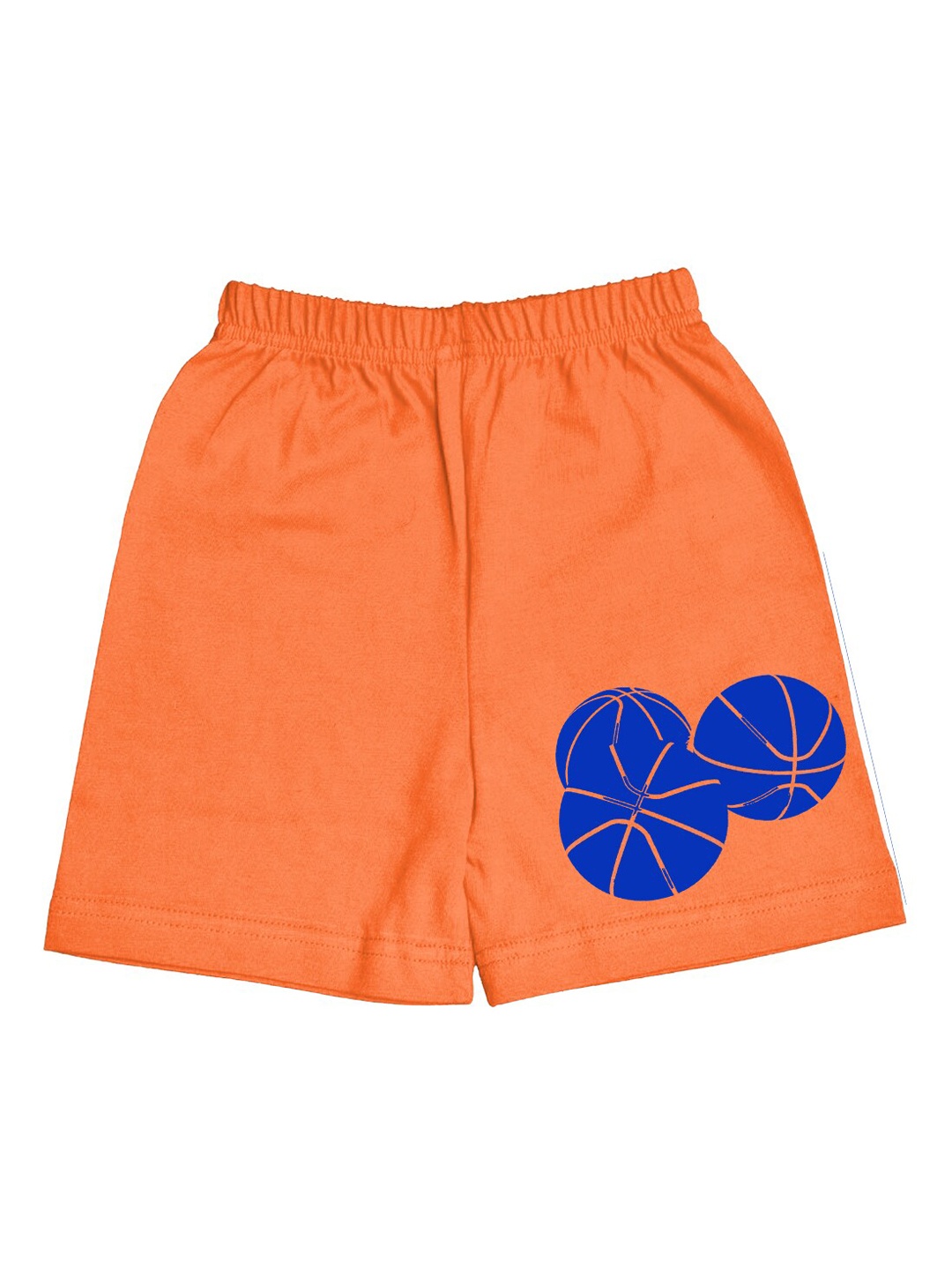 

A.T.U.N. Kids Boys Graphic Printed Cotton Shorts, Orange