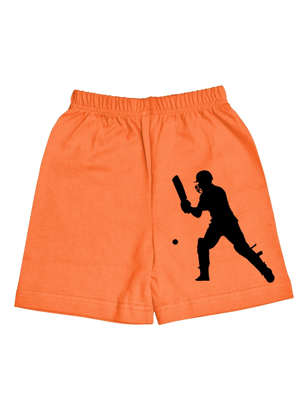 

A.T.U.N. Boys Graphic Printed Mid-Rise Cotton Shorts, Orange