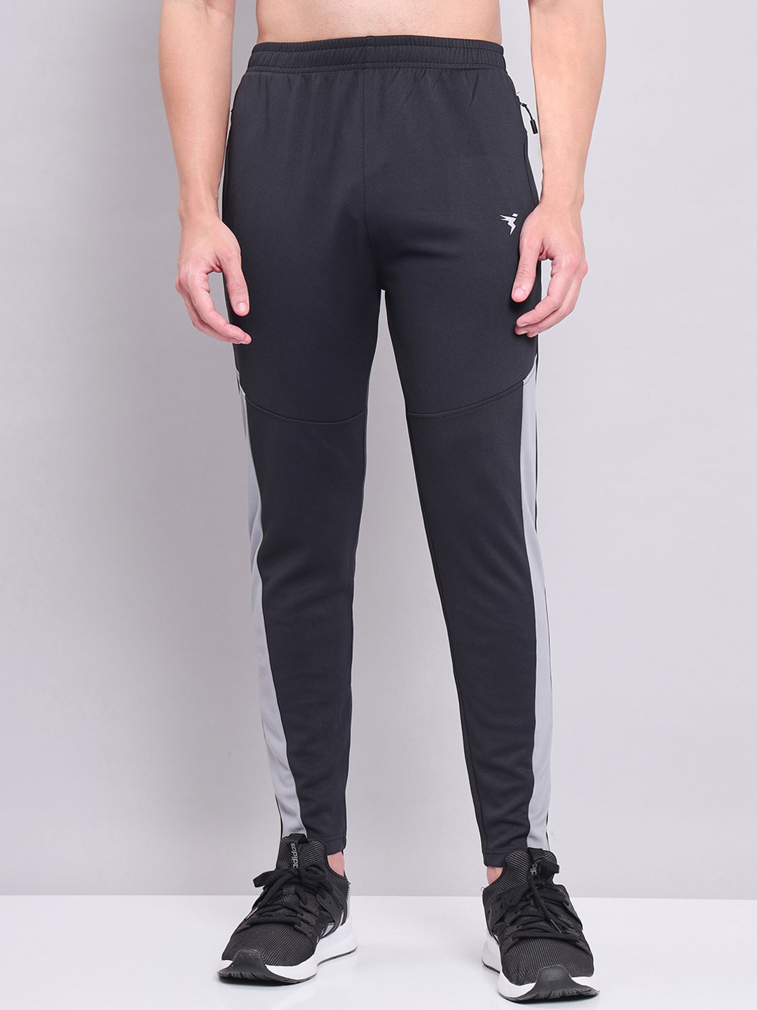 

Technosport Men Slim-Fit Antimicrobial Track Pants, Black