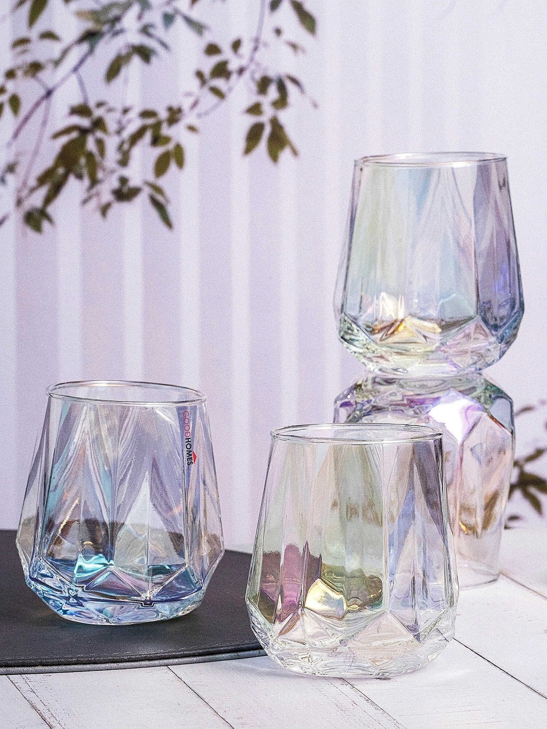 

GOODHOMES Transparent 6 Pieces Water Glass Tumblers 310 ml Each