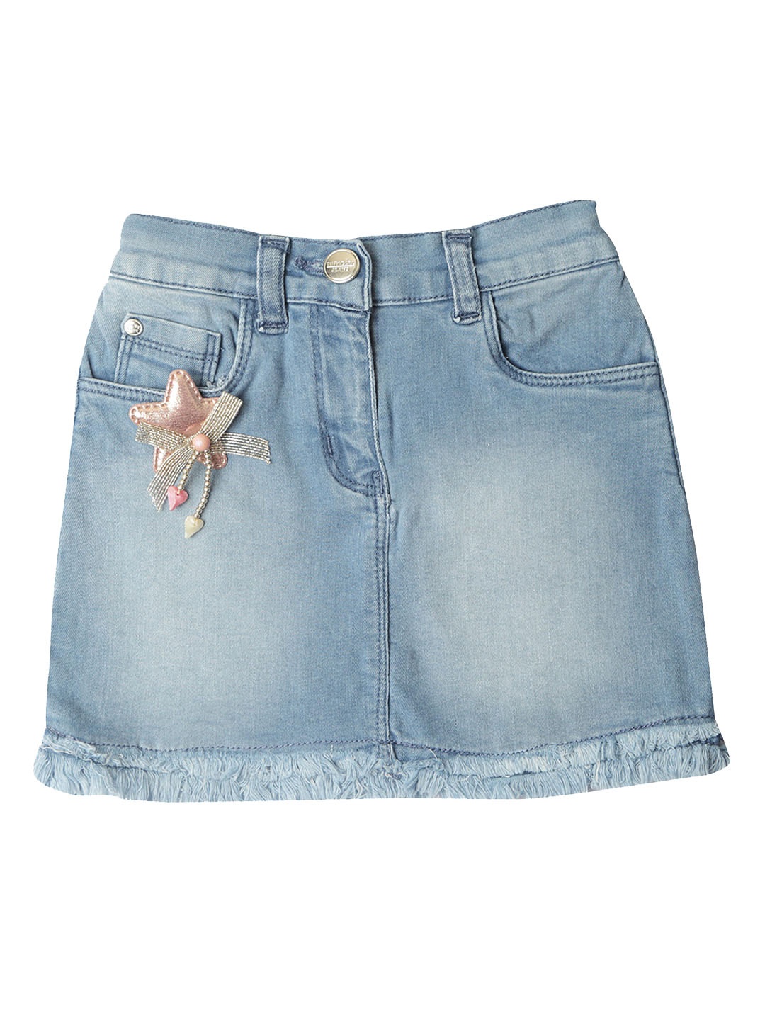 

Tiny Girl Denim Mini Pencil Skirt, Blue