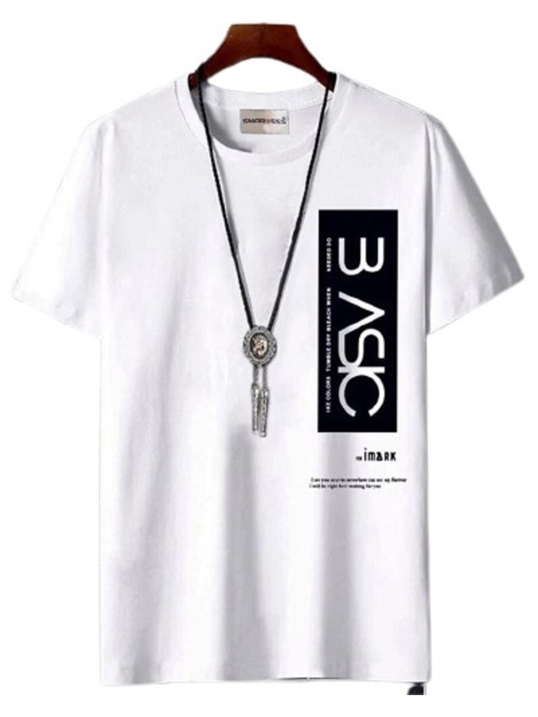 

SMARTEES Typography Printed Cotton T-shirt, White