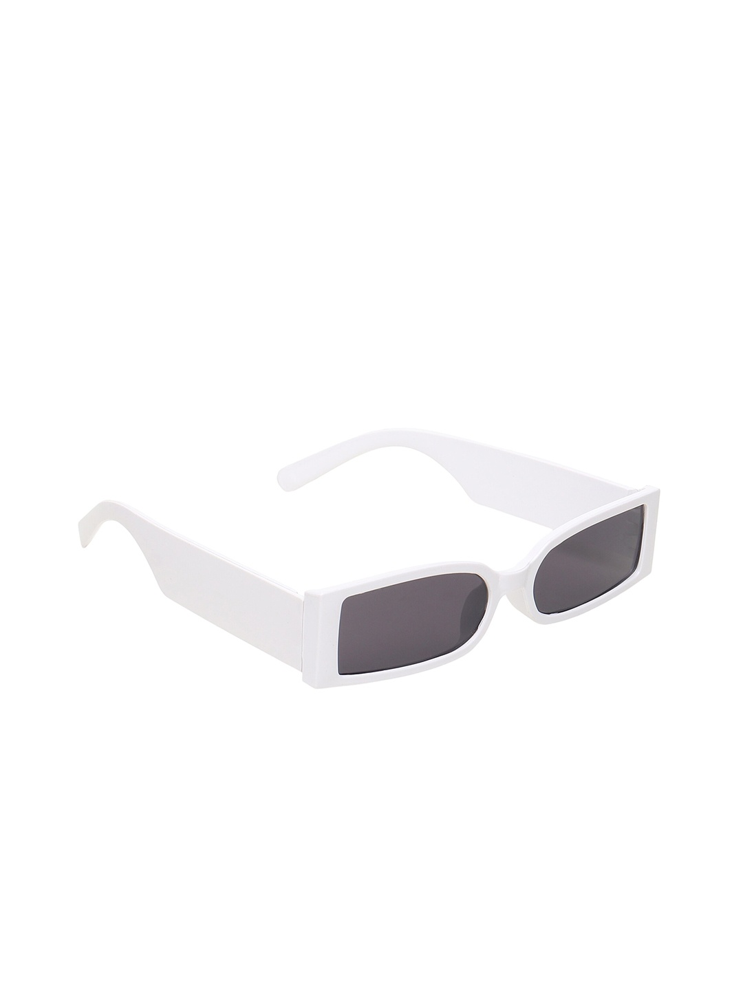 

CRIBA Unisex Square Sunglasses with UV Protected Lens CR_MC, White