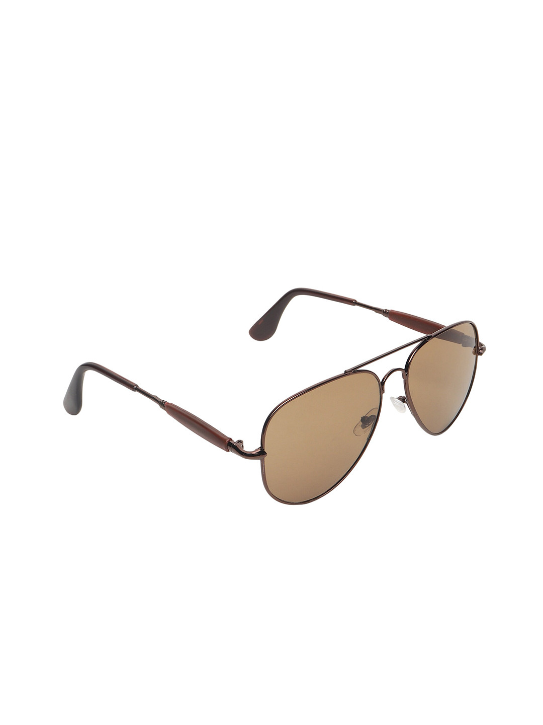 

CRIBA Unisex Aviator Sunglasses with UV Protected Lens CR_2148 AVI CBRN, Brown