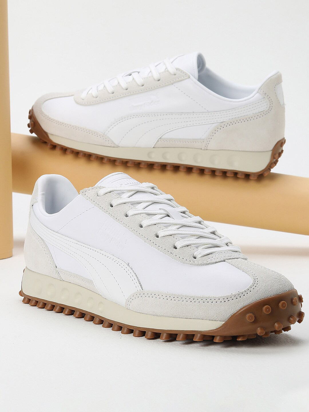 

Puma EASY RIDER II PRM 75th Anniversary Edition Leather Sneakers, White