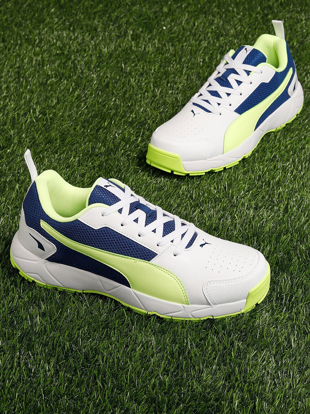 

Puma Men High Run Cricket Sports Shoes, White