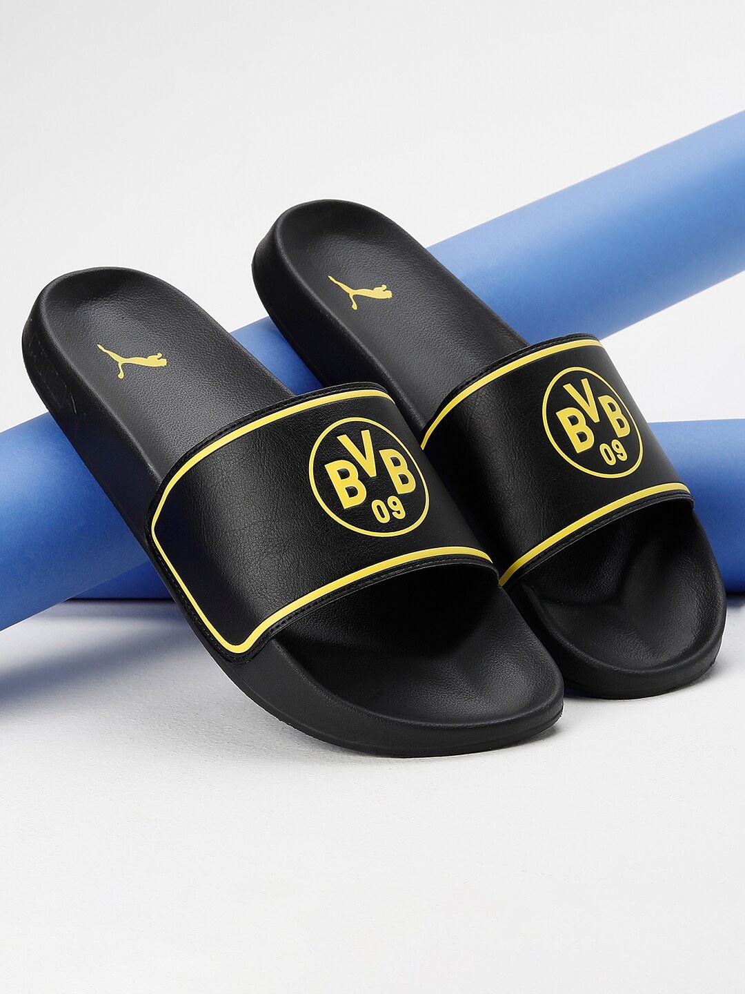 

Puma Leadcat 2.0 BVB Sliders, Black
