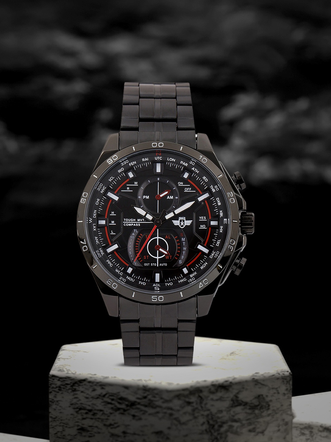 

Roadster Men Black Analogue Watch