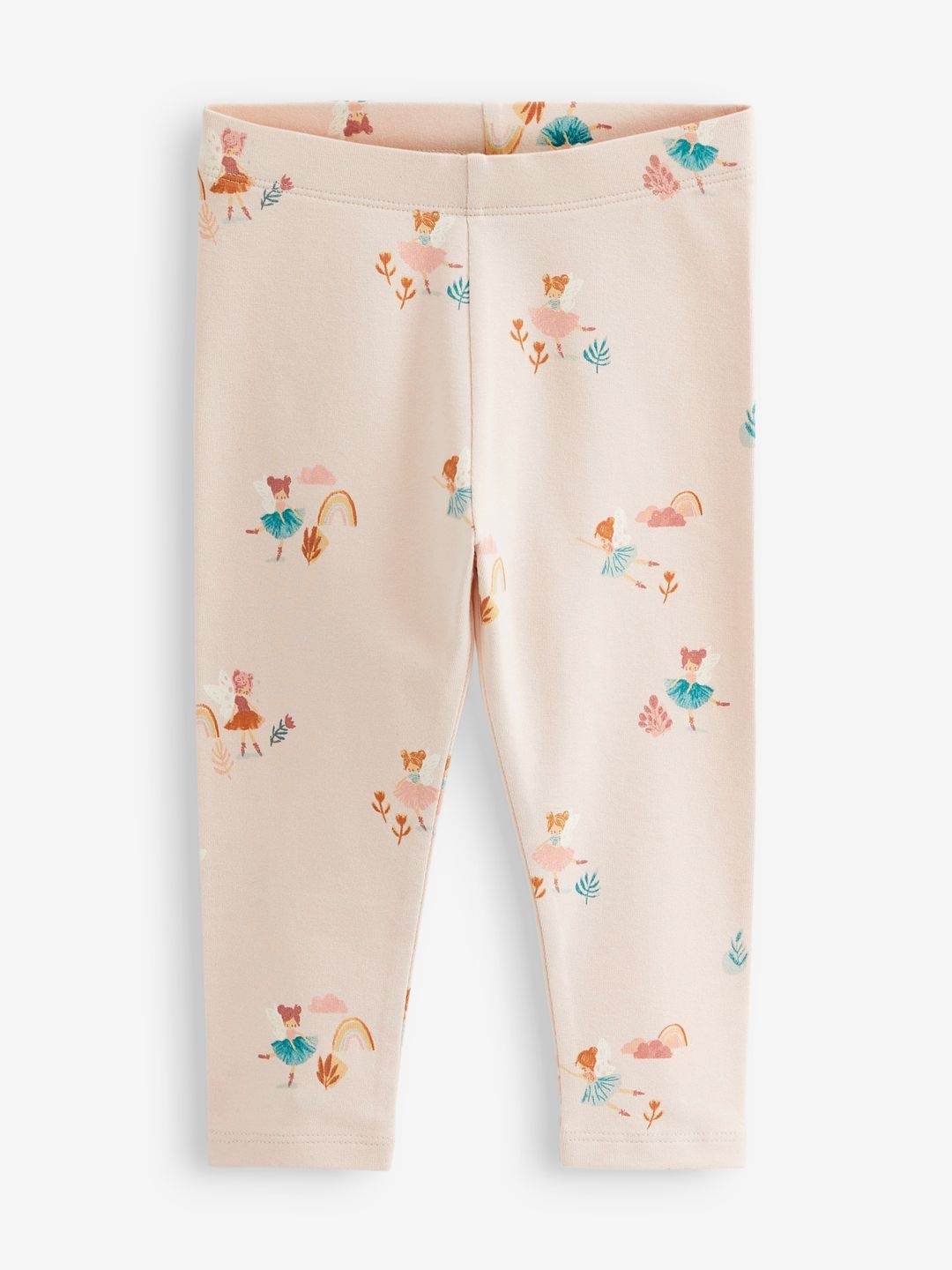 

NEXT Girls Conversational Printed Leggings, Pink