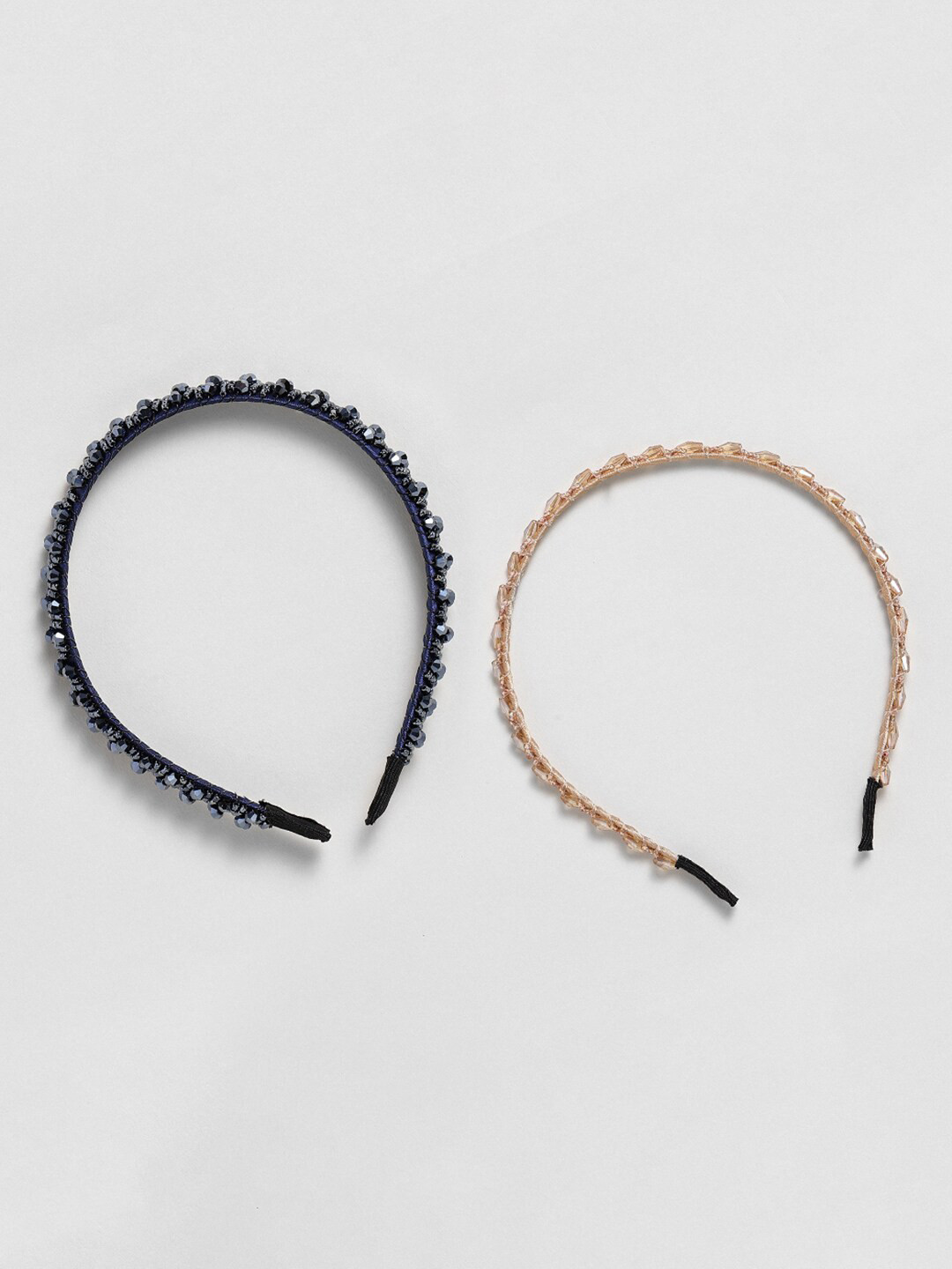 

EL REGALO Women Set Of 2 Hairbands, Black