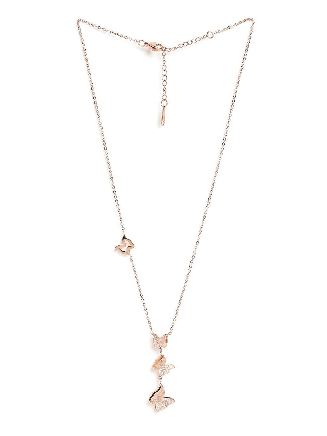 

EL REGALO Women Stainless Steel Gold-Plated Lobster Closure Chain