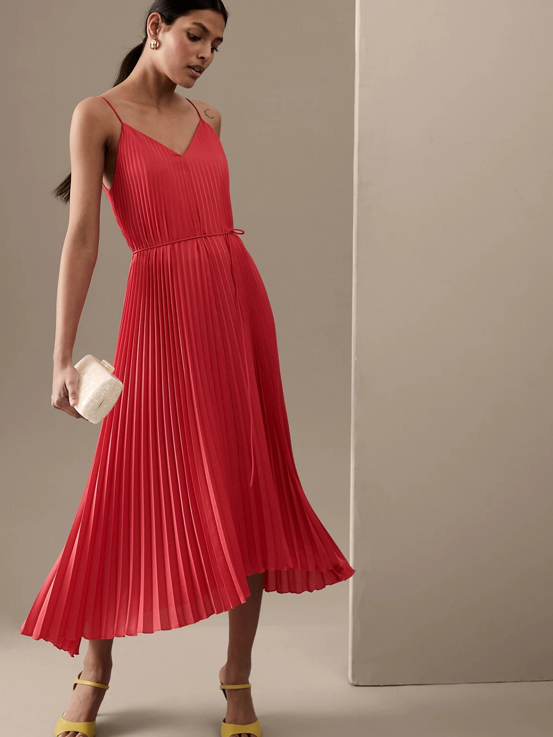 

Marks & Spencer Shoulder Straps Maxi Dress, Pink