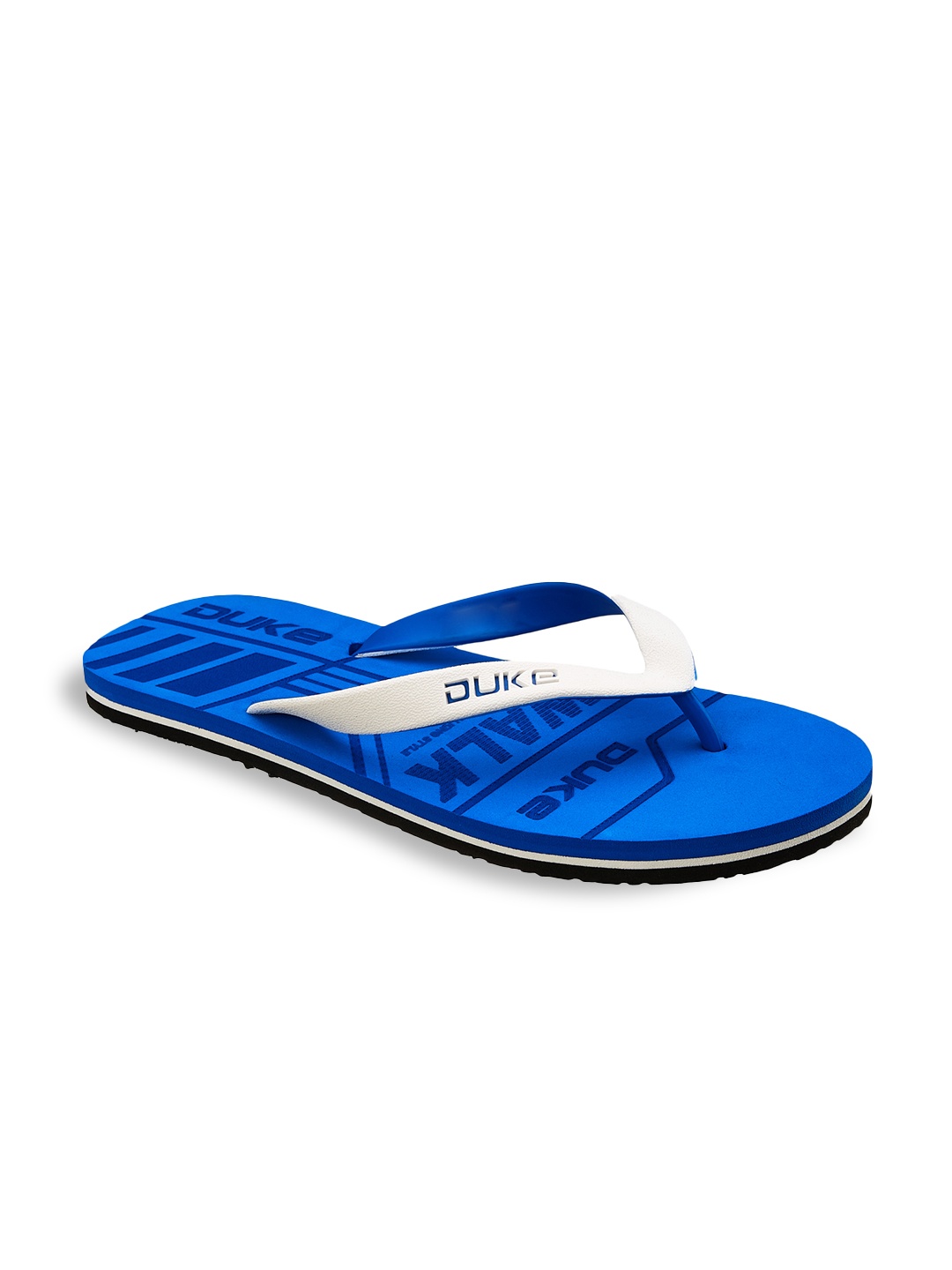 

Duke Men Printed Thong Flip-Flops, Blue