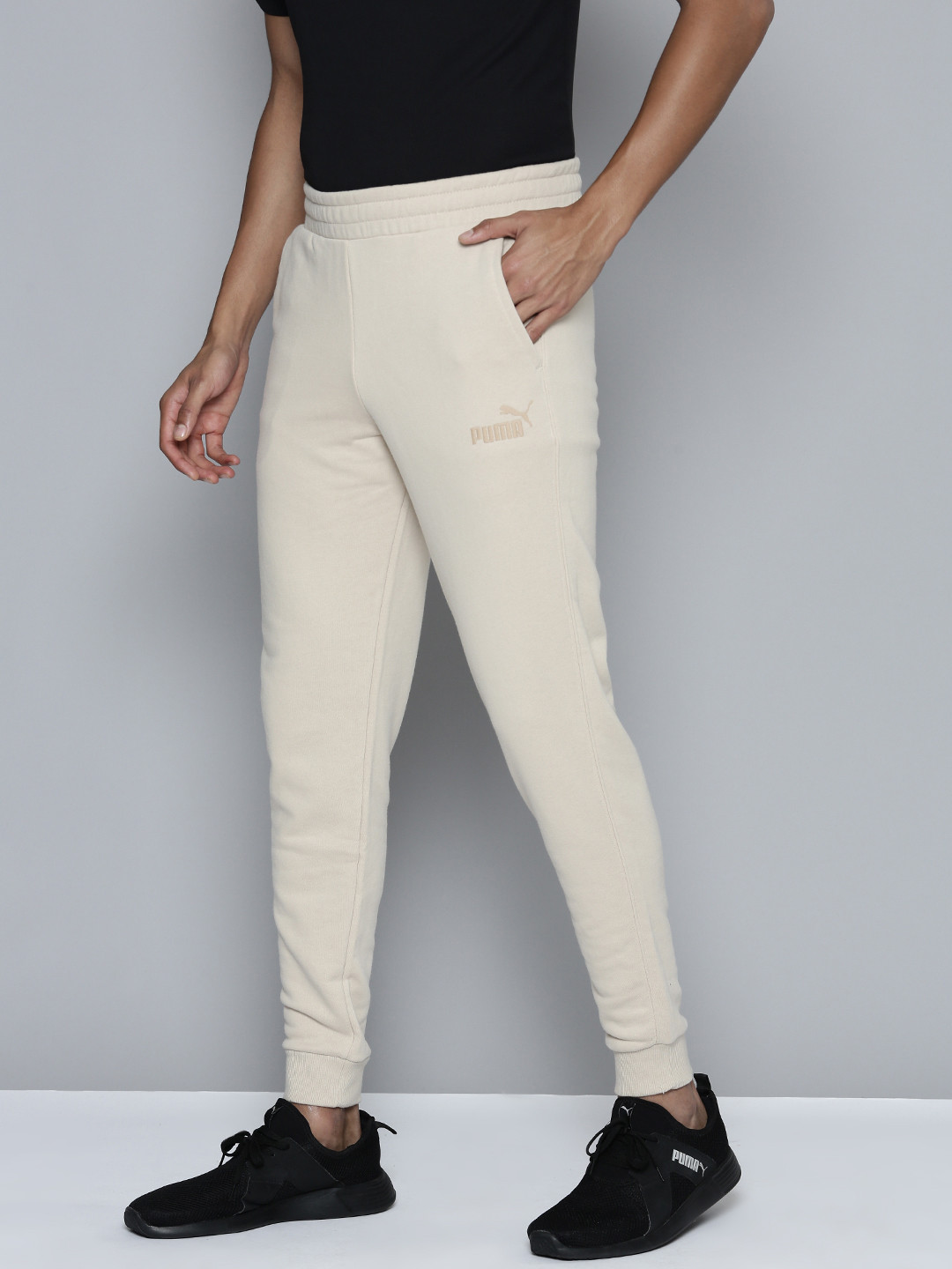 

Puma Men Essential Elevated Joggers, Beige