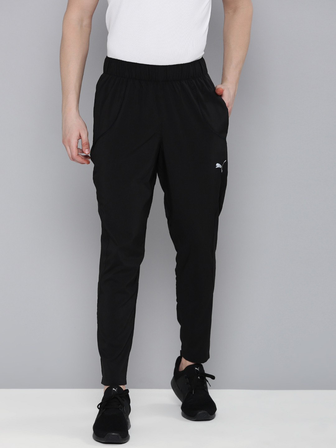 

Puma Men dryCell Tapered Fit Running Sustainable Track Pants, Black