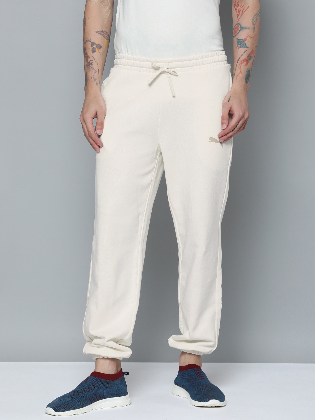 

Puma Men Essential BETTER Pure Cotton Sweatpants, White