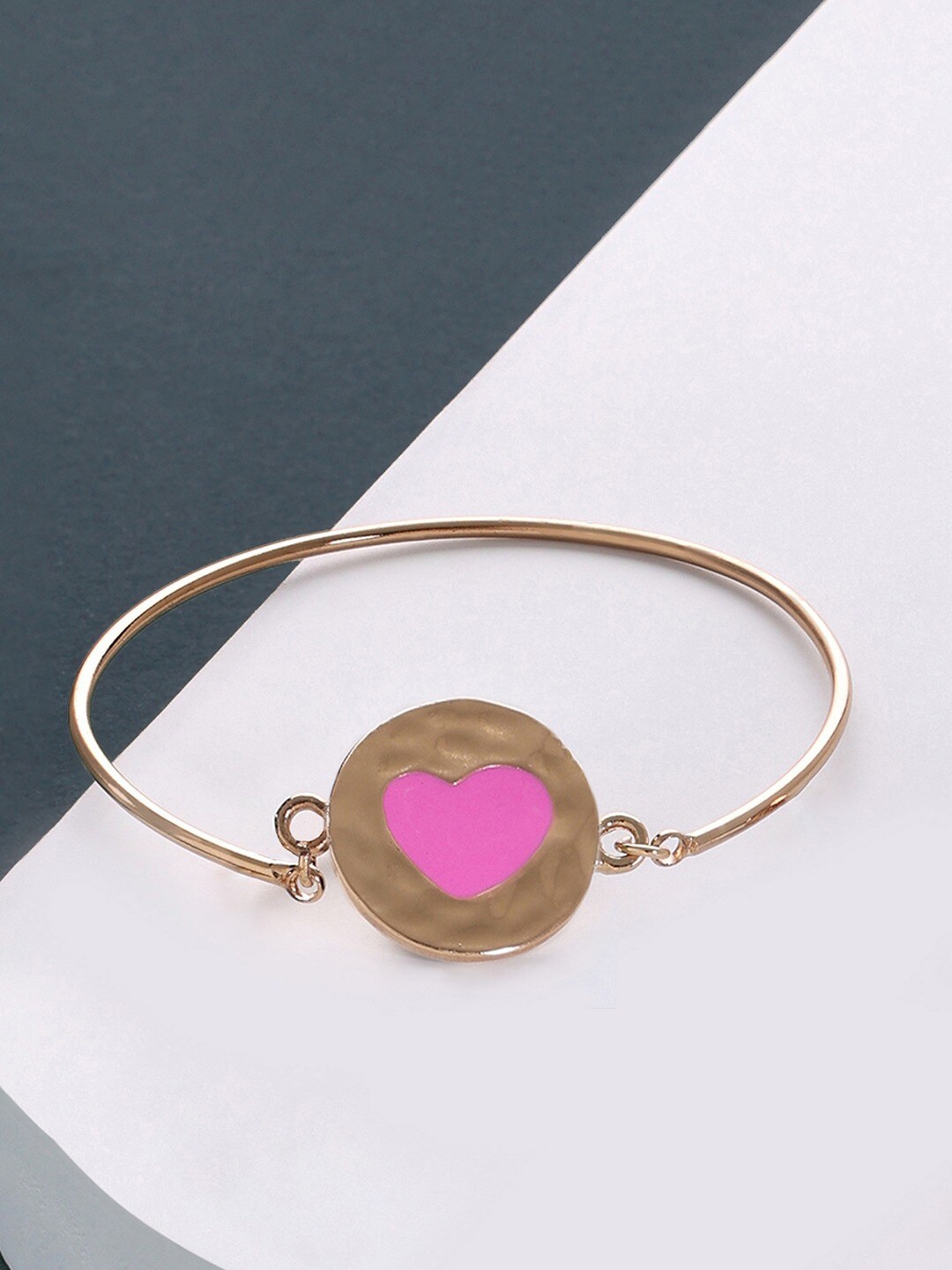 

AMI Women Enamelled Gold-Plated Kada Bracelet