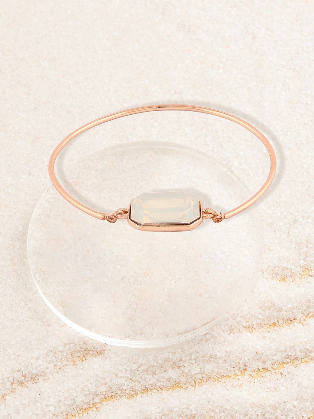 

AMI Women Gold-Plated Kada Slip-On Bracelet