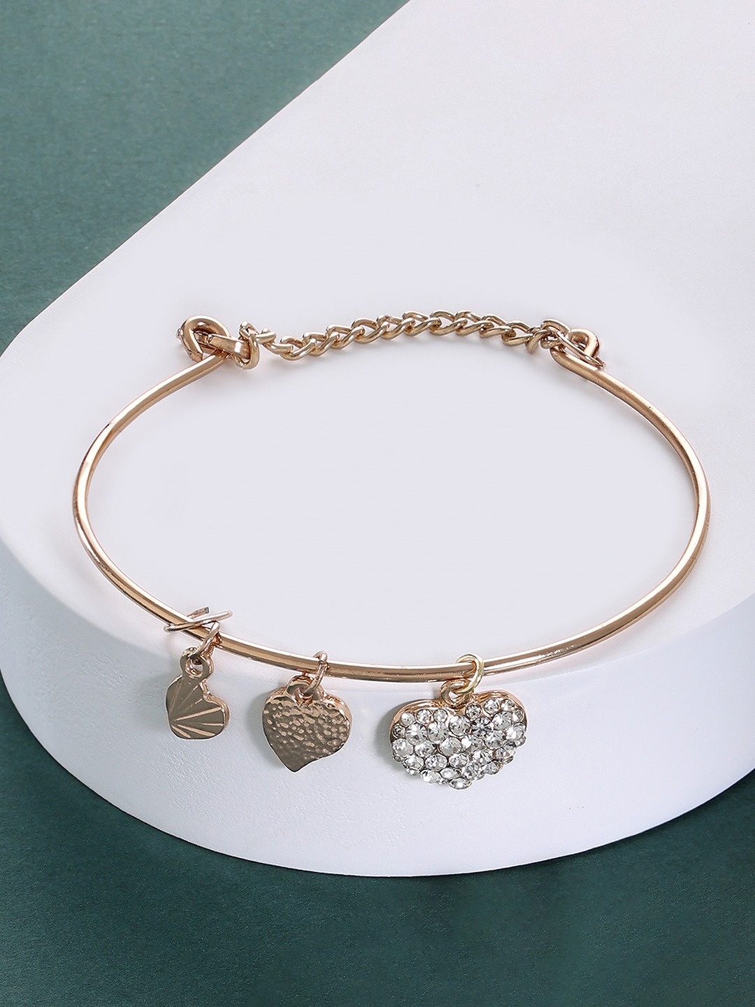

AMI Women Gold-Plated Charm Bracelet