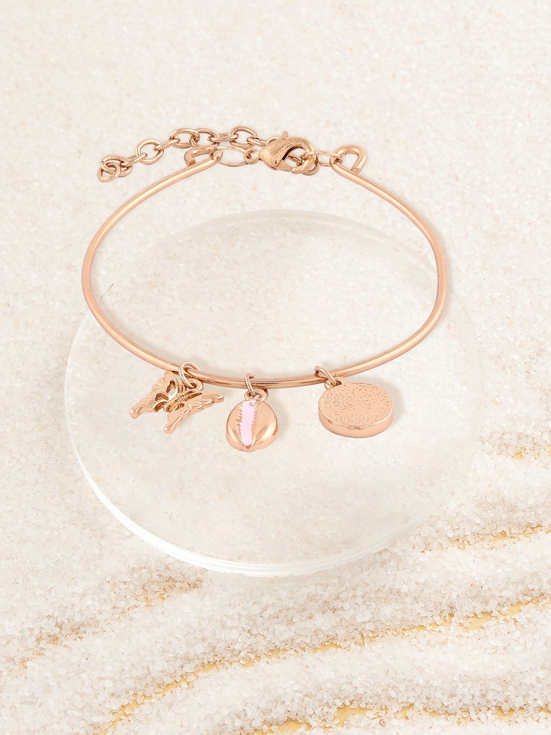 

AMI Women Gold-Plated Charm Bracelet