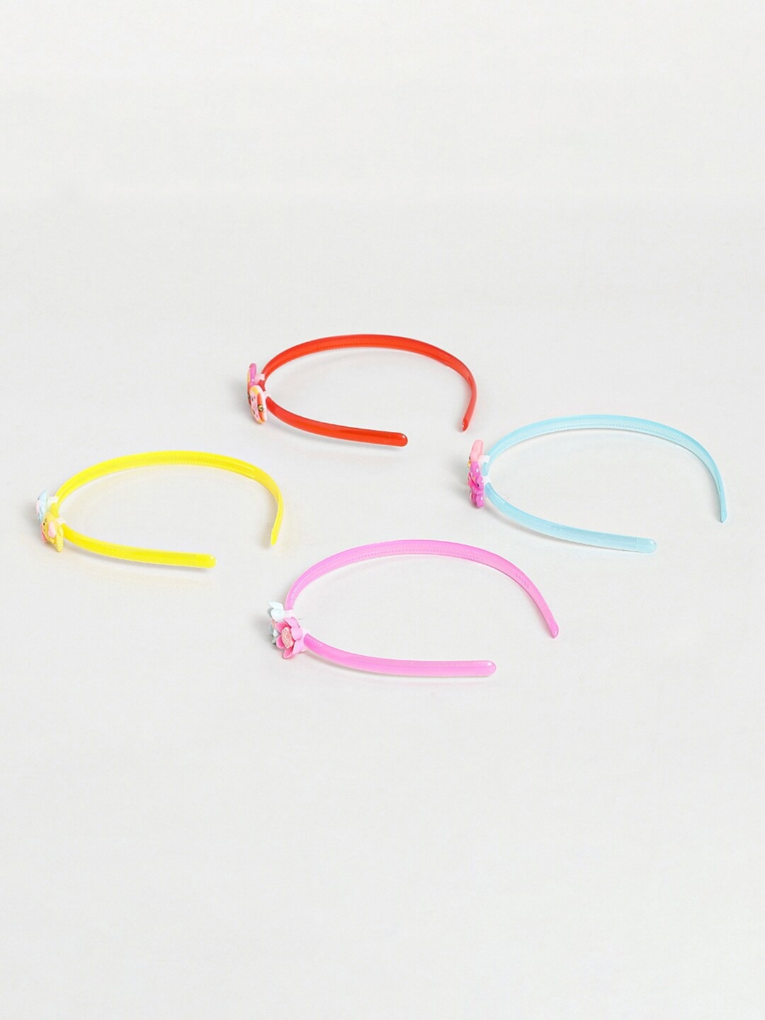 

EL REGALO Girls Set Of 4 Hairbands, Red