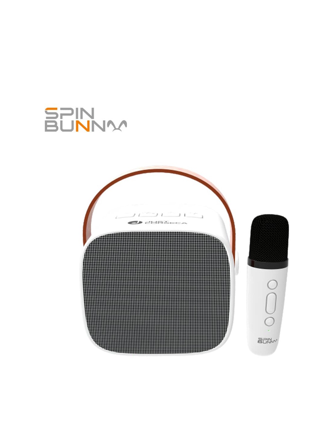 

JUST CORSECA Karaoke Portable Speaker, White