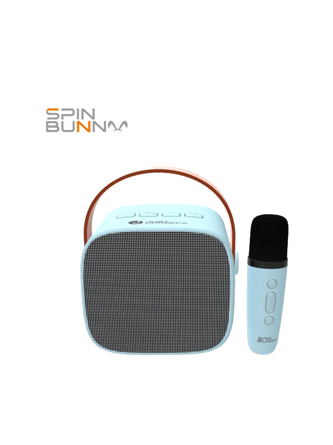 

JUST CORSECA Spin Bunny Karaoke Portable Speaker, Blue