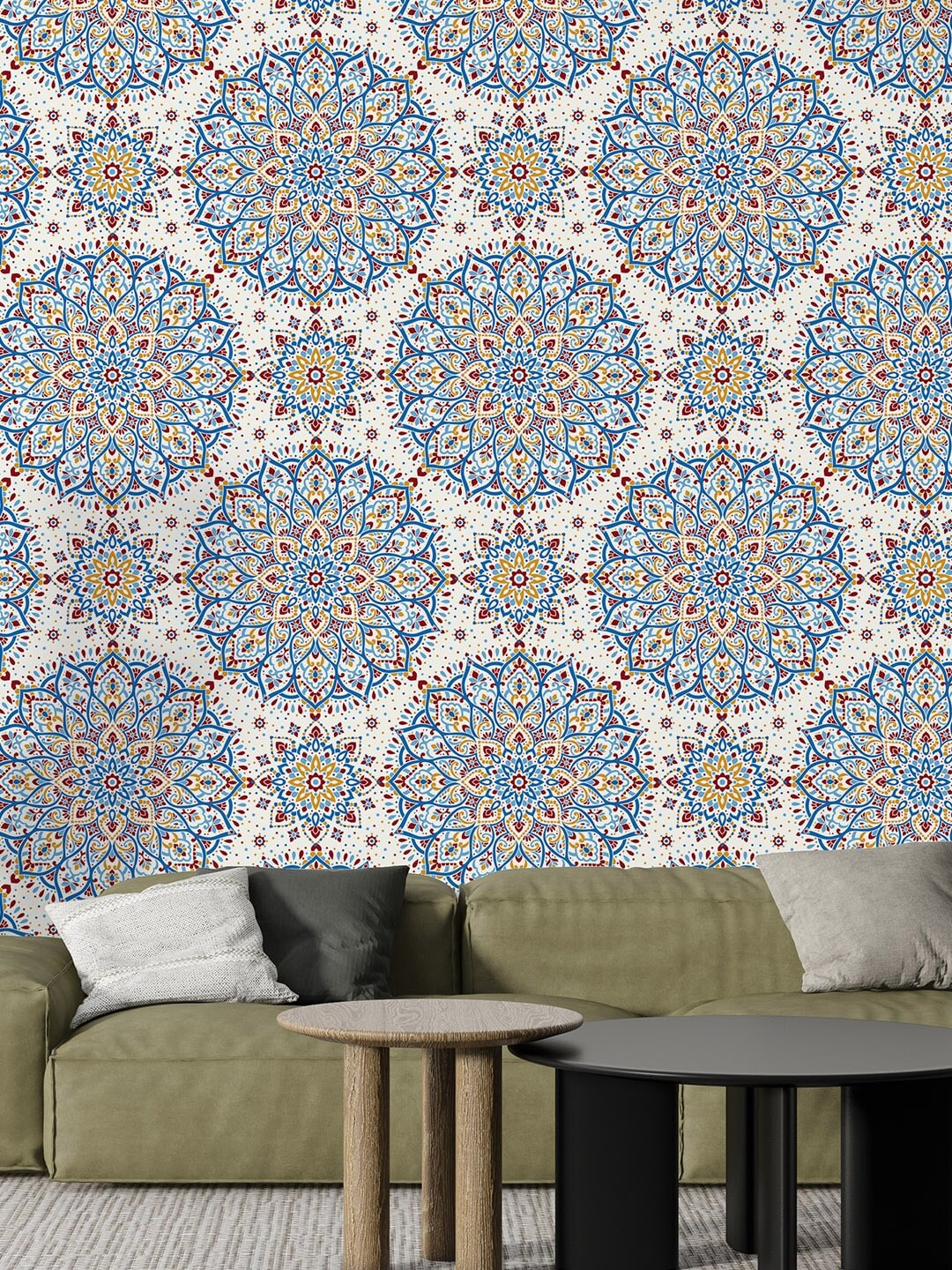 

PAPER PLANE DESIGN White & Blue Printed Waterproof Wallpaper