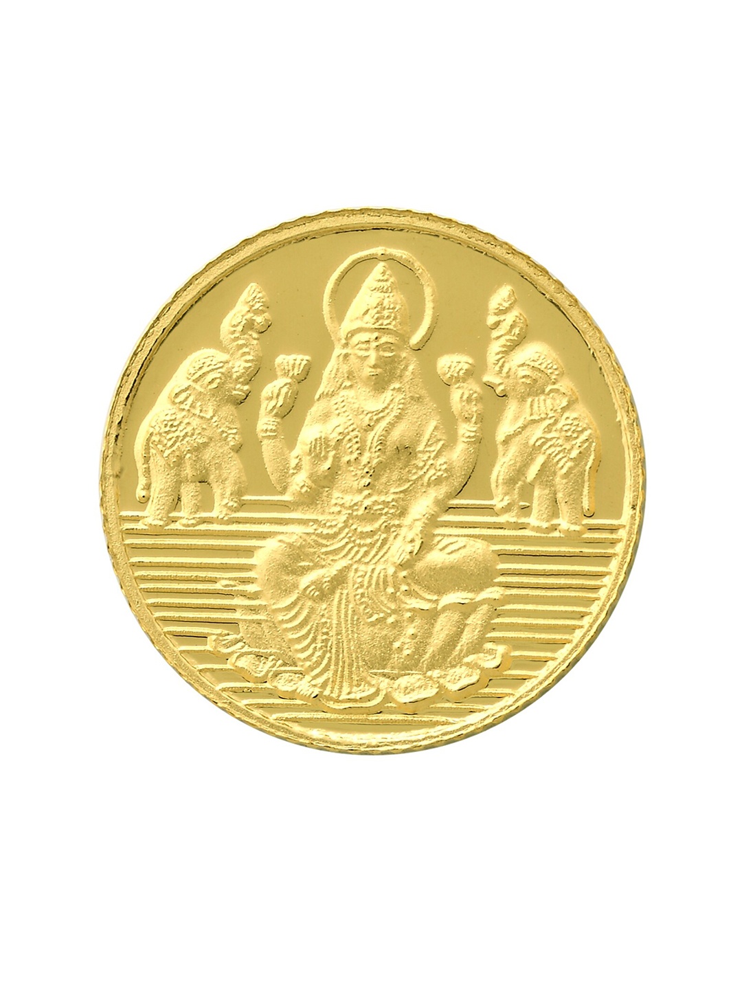 

BANGALORE REFINERY 24KT 999 Purity Goddess Lakshmi Gold Coin- 2 g