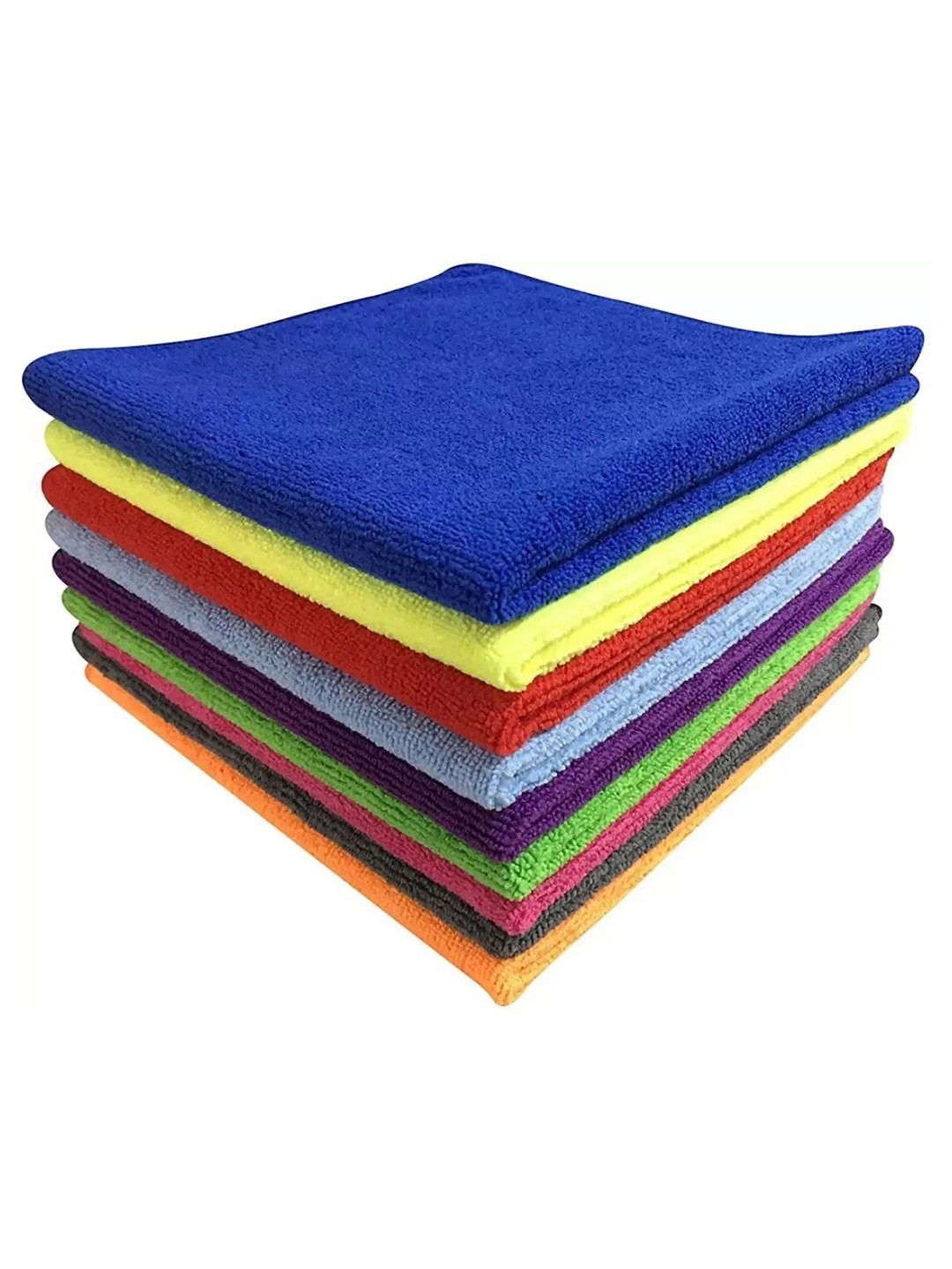 

DALUCI Pack of 10 Microfiber Cleaning Cloth, Blue