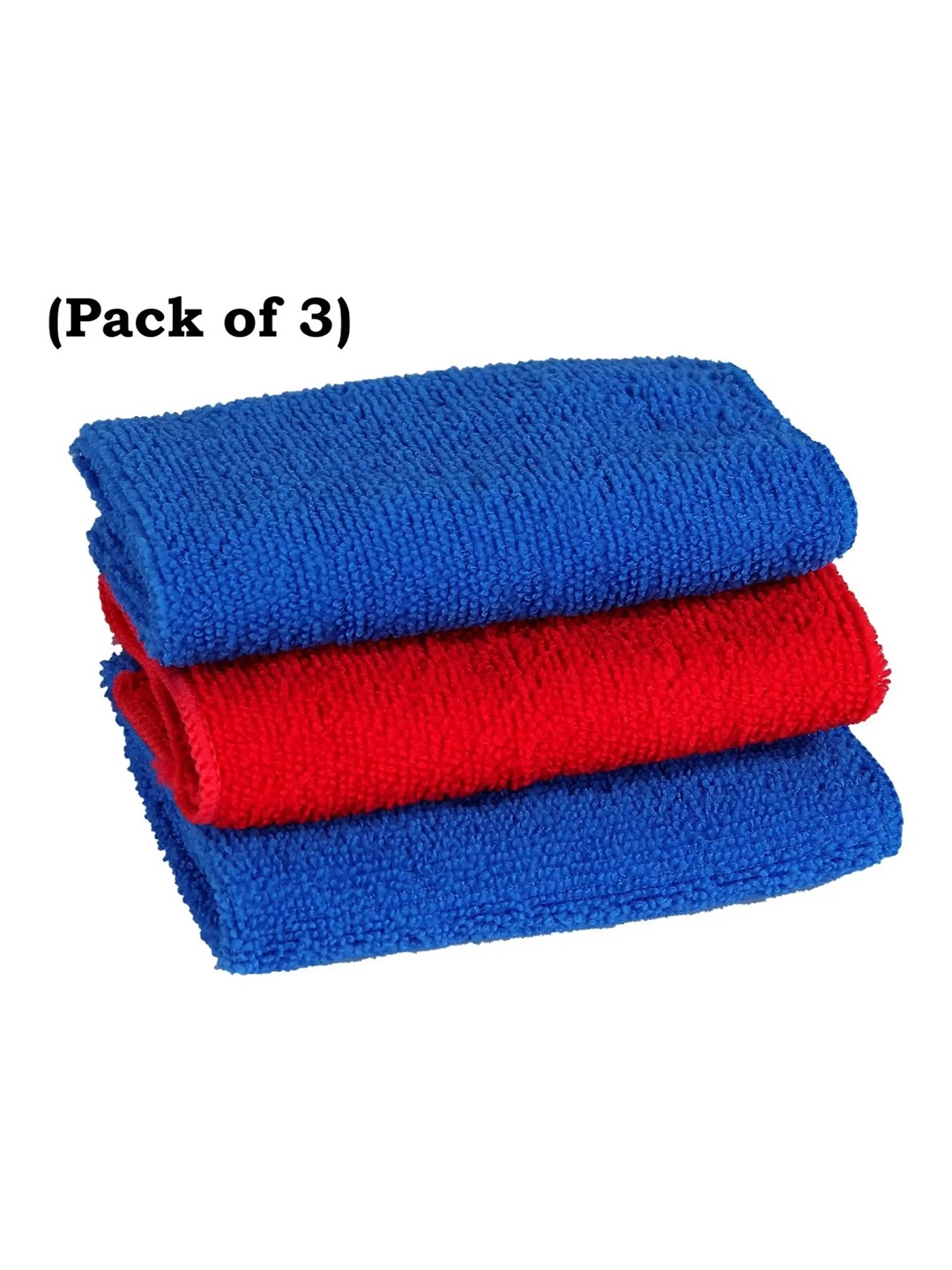 

DALUCI Pack of 3 Microfiber Cleaning Cloth, Blue