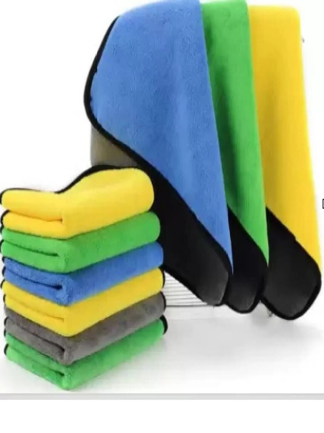 

DALUCI Pack of 6 Microfiber Cleaning Cloth, Blue